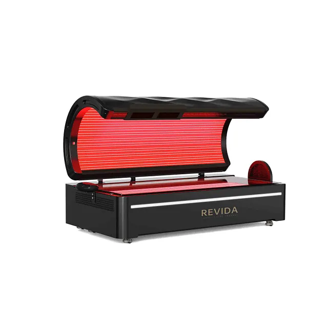 Svart rødlysseng åpen for behandling